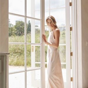 Elegant Blush Maxi Dress